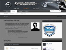 Tablet Screenshot of forum.vectraklub.pl